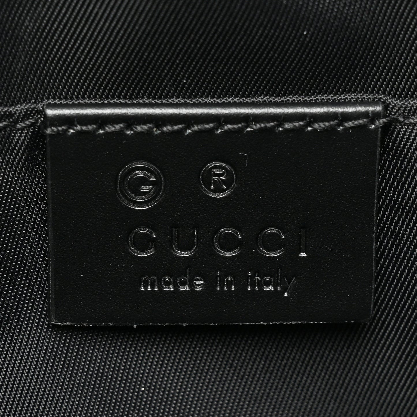 Canvas Web Slim Belt Bag Black
