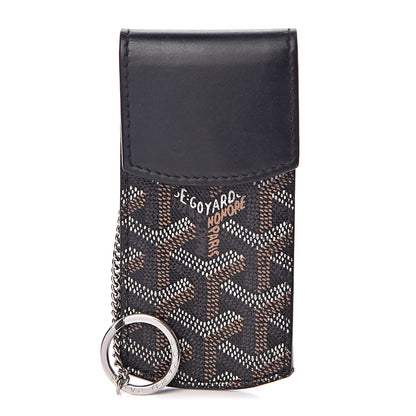 Goyard Goyardine Portier GM Key Pouch Black 1 of 7