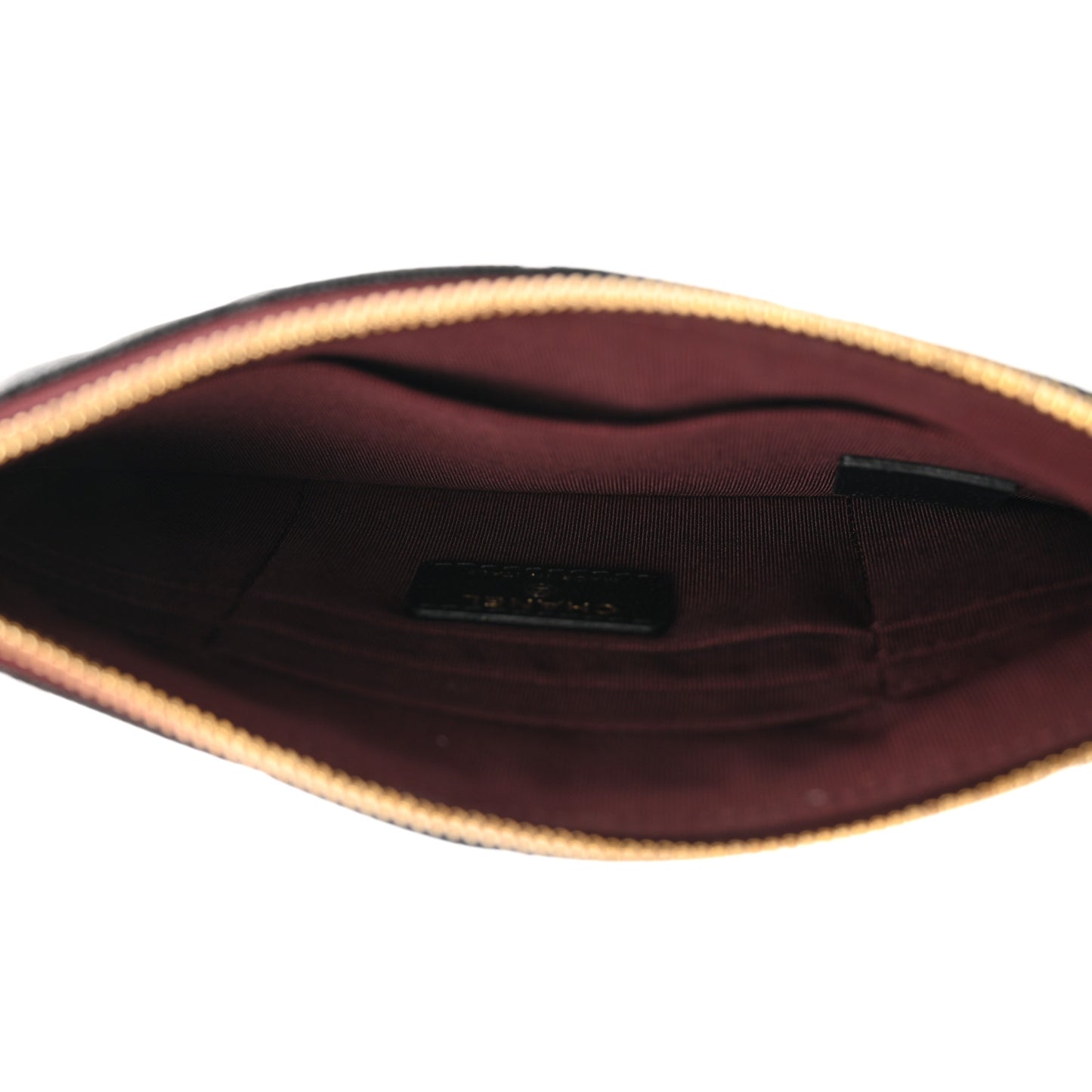 Caviar Quilted Cosmetic Case Black