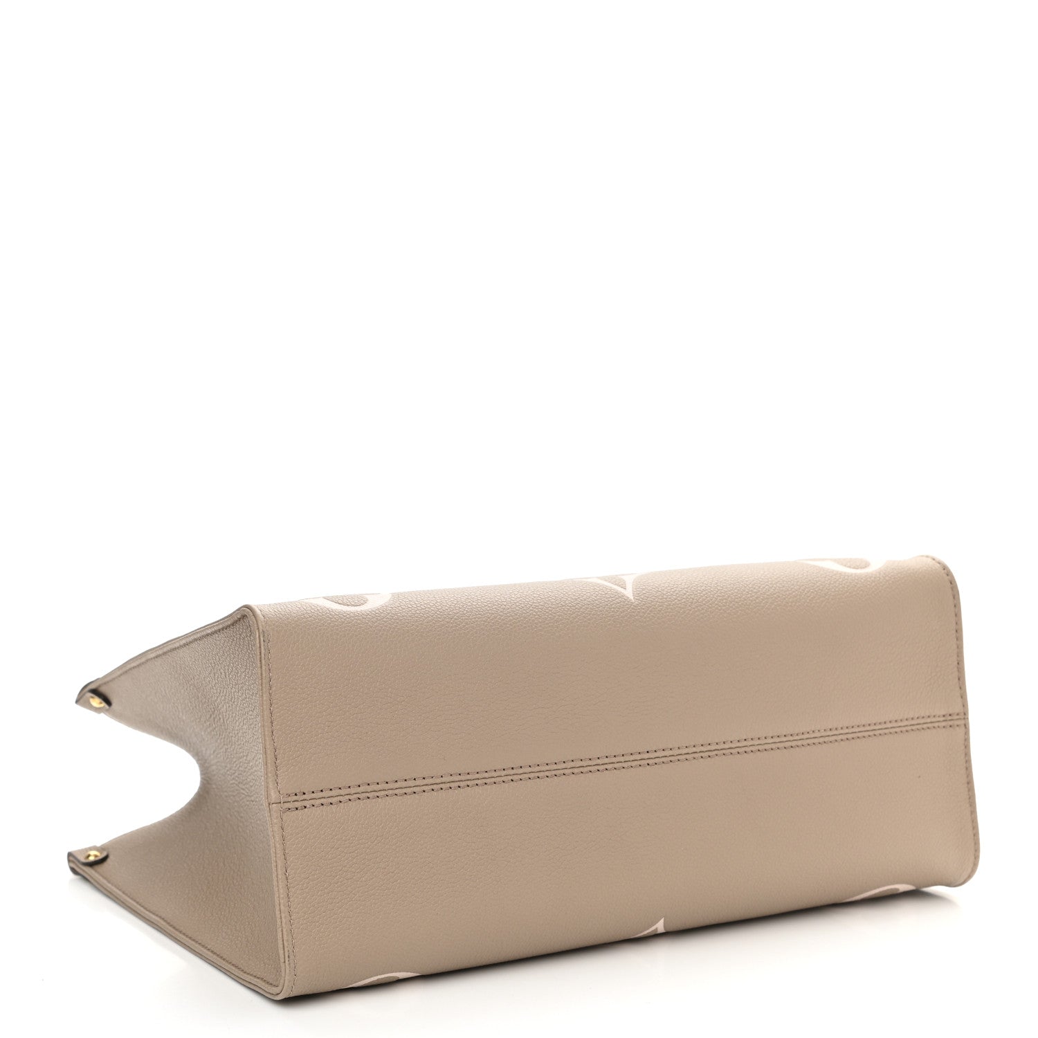 Louis Vuitton Empreinte Monogram Giant Onthego MM Tourterelle Creme 4 of 10