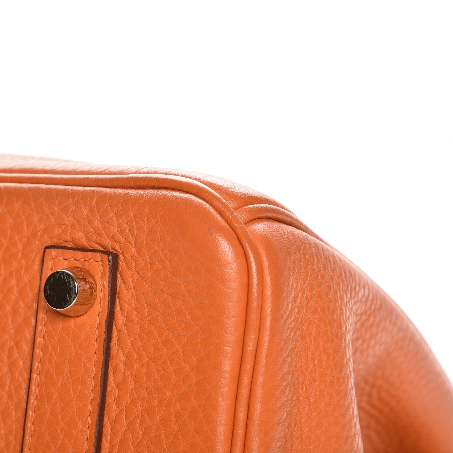 Taurillon Clemence Birkin 35 Orange
