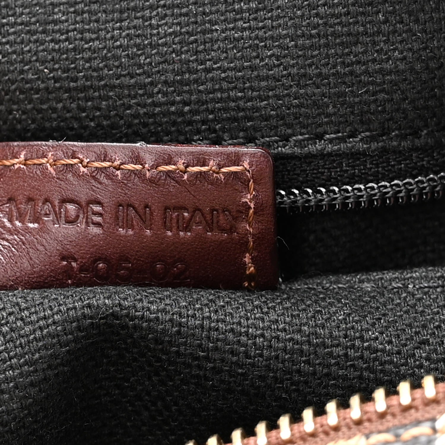 Burberry Haymarket Check Barrel Bag Brown 6 of 9