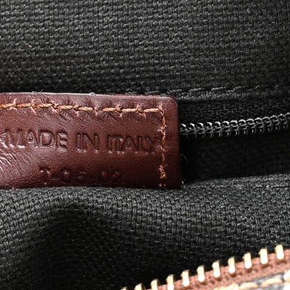 Burberry Haymarket Check Barrel Bag Brown 6 of 9