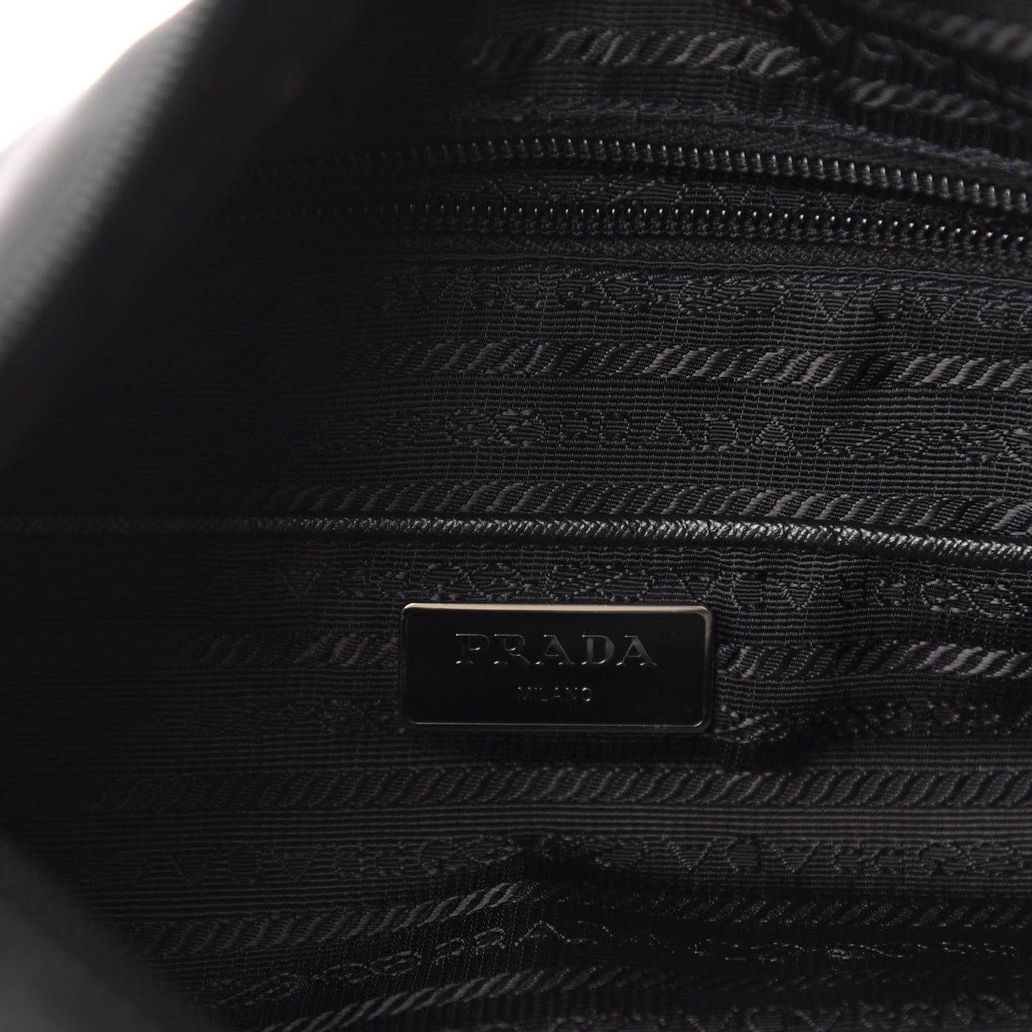 Nylon Vela Flat Messenger Bag Black