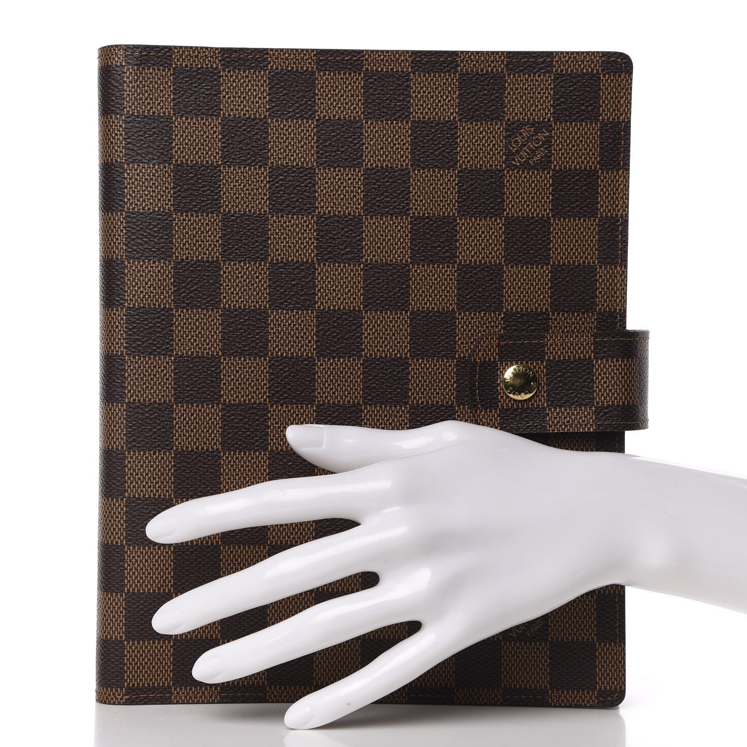 Louis Vuitton Damier Ebene Large Ring Agenda Cover 2 of 8