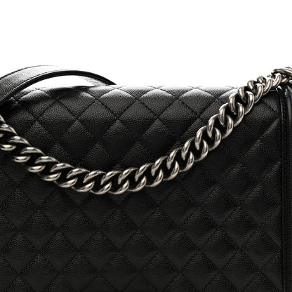 Chanel Caviar Quilted New Medium Boy Flap Black 8 of 10