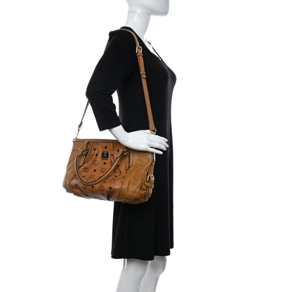 MCM Visetos Essentials Shopper Tote Small Cognac 2 of 21