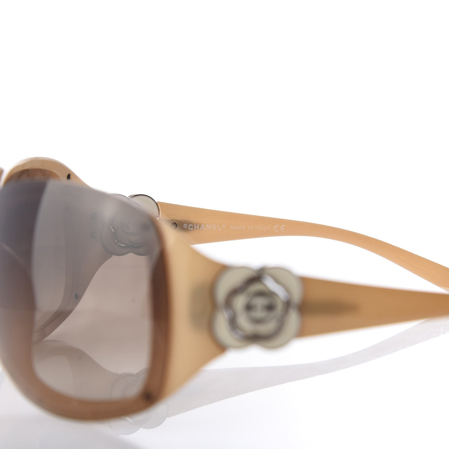 Chanel Camellia CC Sunglasses 6032 Beige 5 of 6