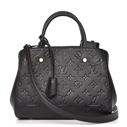 Louis Vuitton Empreinte Montaigne BB Black 1 of 9