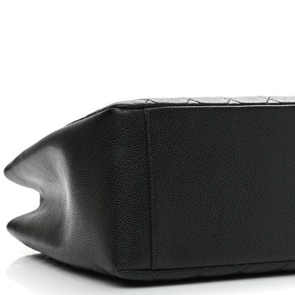 Chanel Caviar Quilted Grand Shopping Tote GST Black 9 of 10