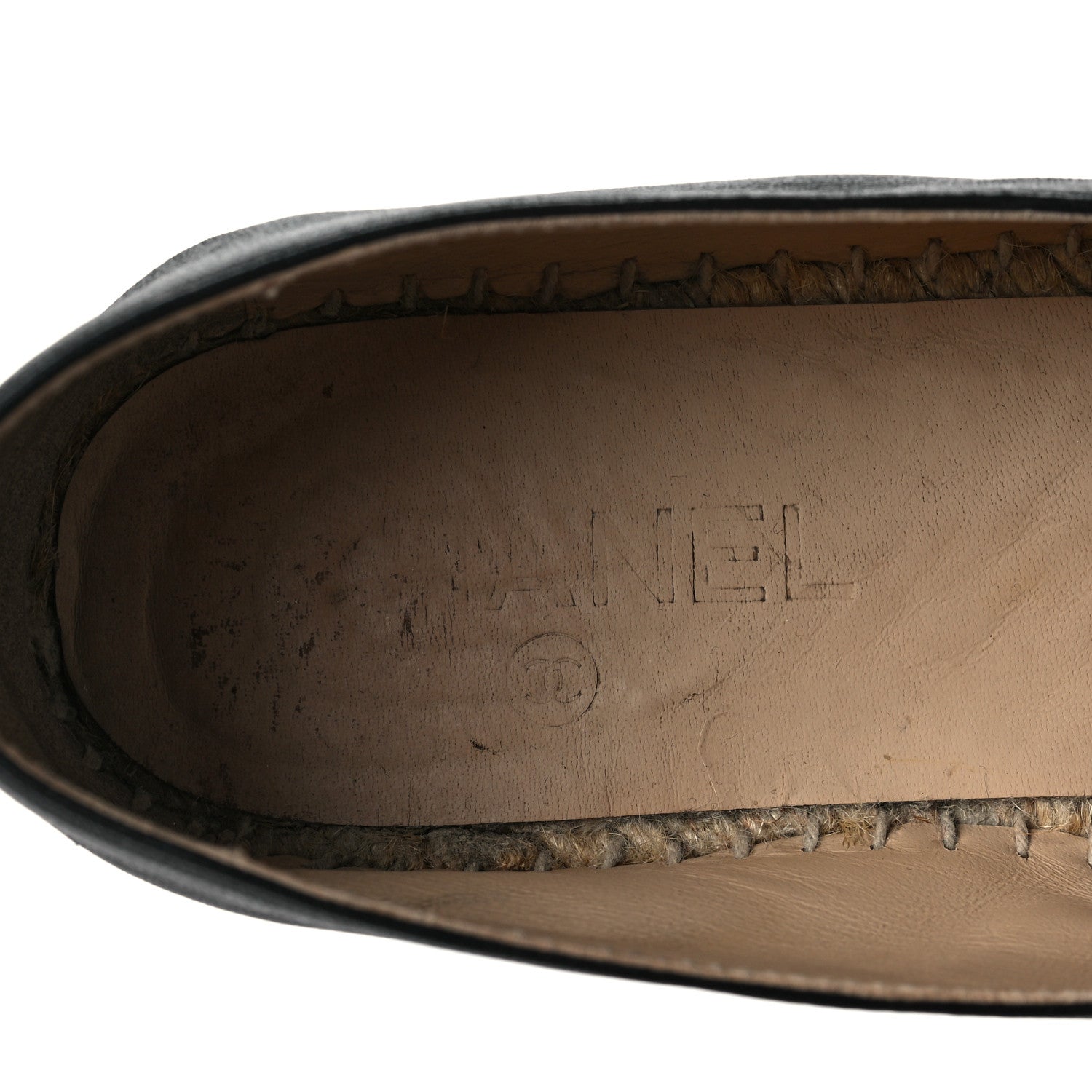 Chanel Lambskin CC Espadrilles 38 Black 8 of 9