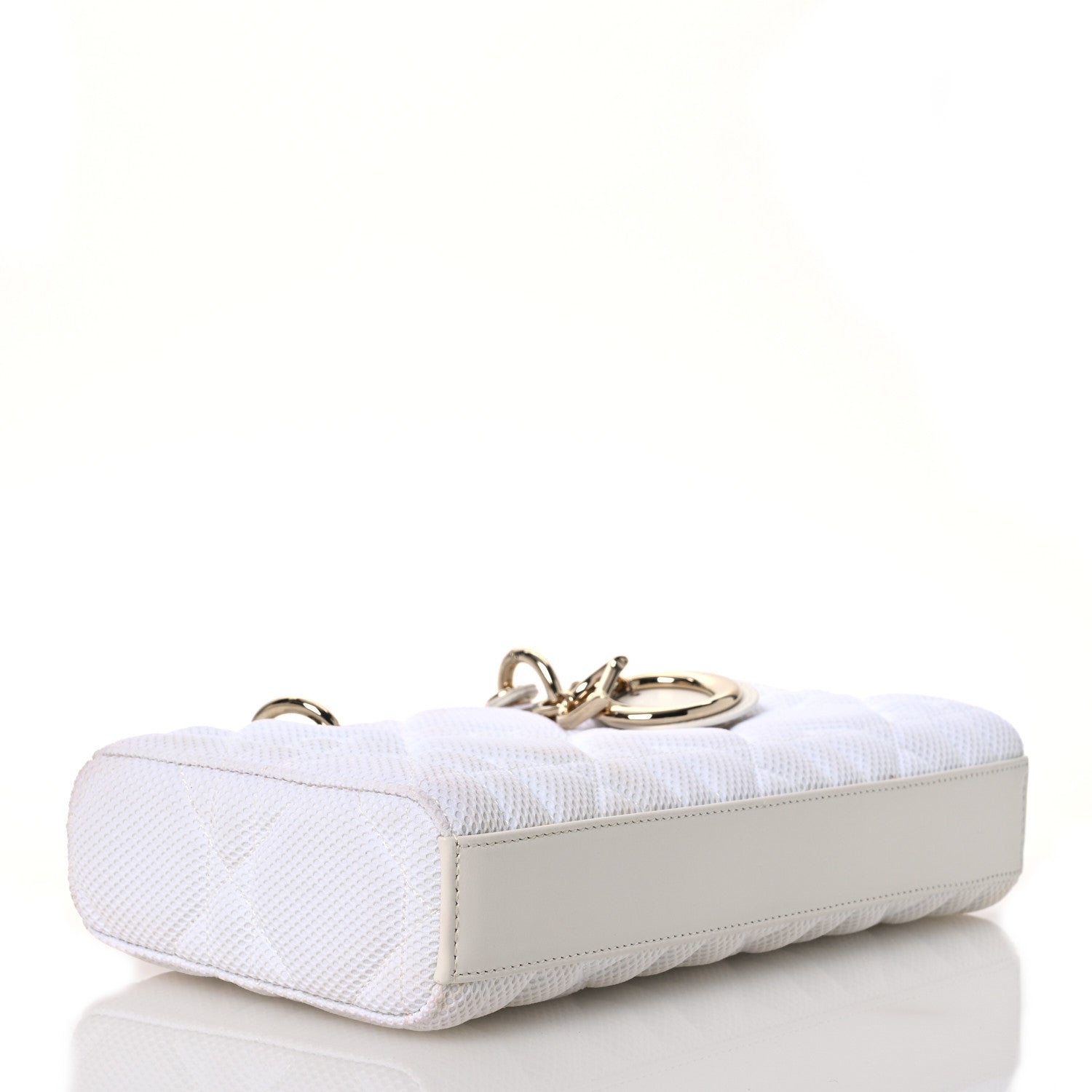 Christian Dior Macrocannage Technical Fabric Lady D-Joy White