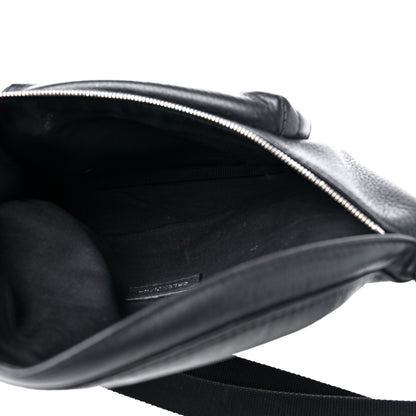 Balenciaga Smooth Calfskin Logo Everyday Beltpack XS Black White 5 of 12