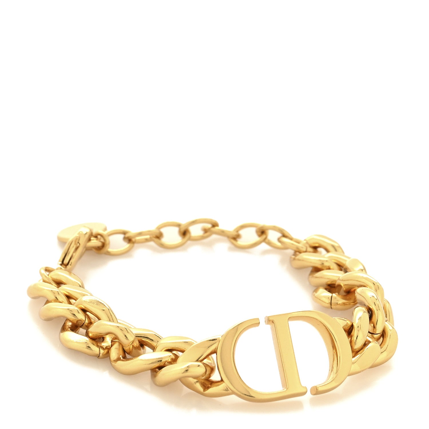 Christian Dior Metal 30 Montaigne Chain Bracelet Gold 1 of 5