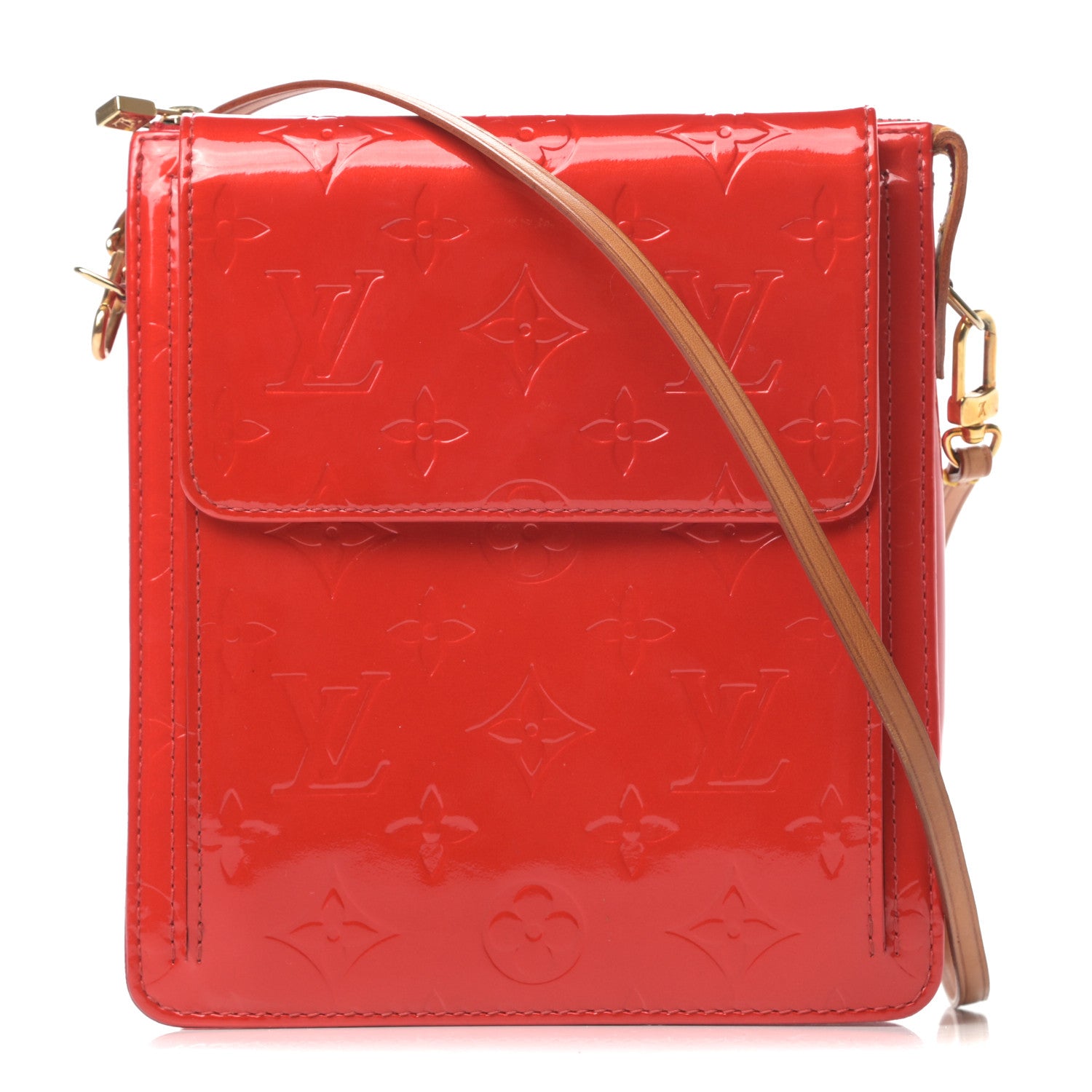 Louis Vuitton Vernis Mott Red 1 of 14