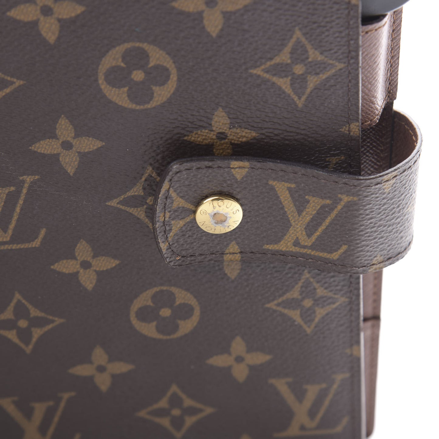 Monogram Large Ring Agenda Cover