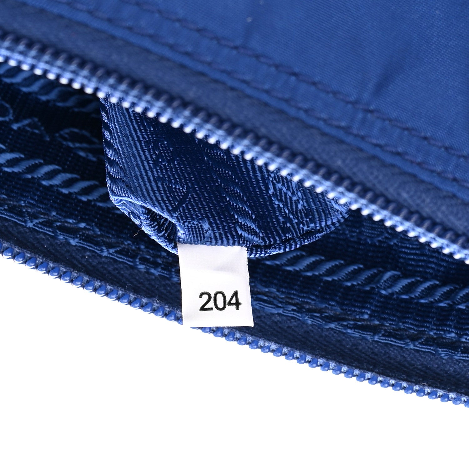 Prada Tessuto Nylon Saffiano Flat Messenger Bag Bluette 8 of 15