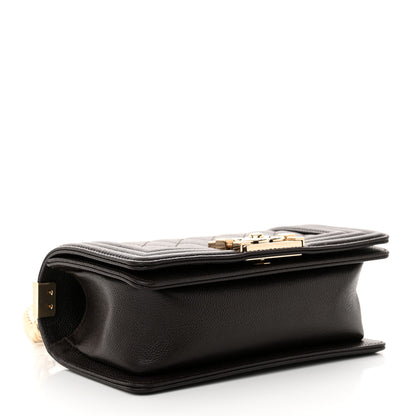 Chanel Caviar Quilted Small Boy Flap Dark Brown 4 of 10