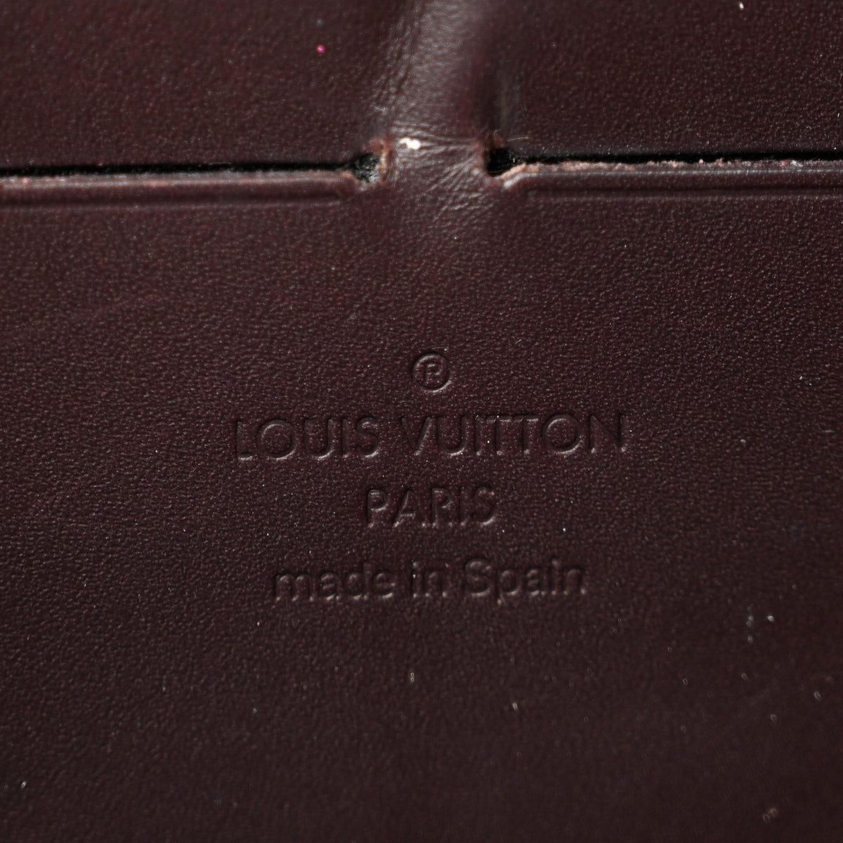 Vernis Zippy Wallet Amarante