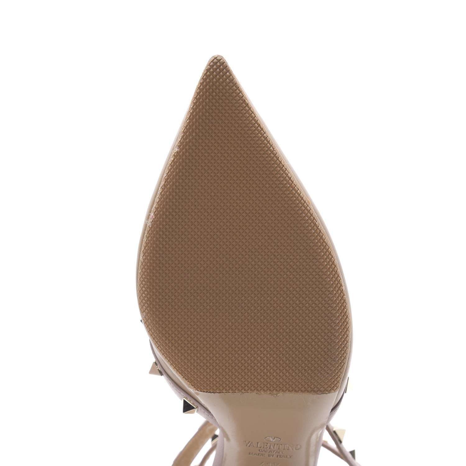 Valentino Garavani Calfskin Nappa Rockstud Ankle Strap 65mm Pumps 41.5 Alpaca Poudre 8 of 16