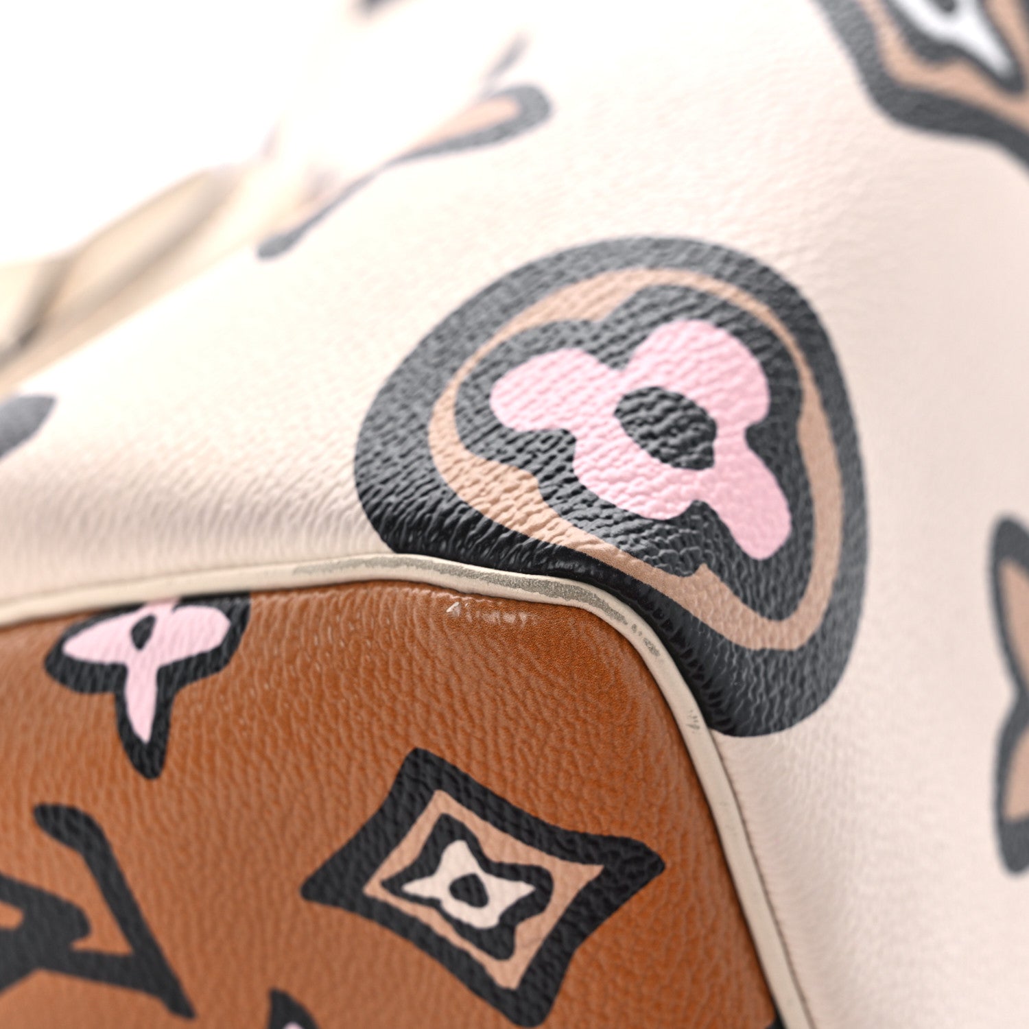 Louis Vuitton Monogram Giant Wild At Heart Speedy Bandouliere 25 Creme 8 of 13