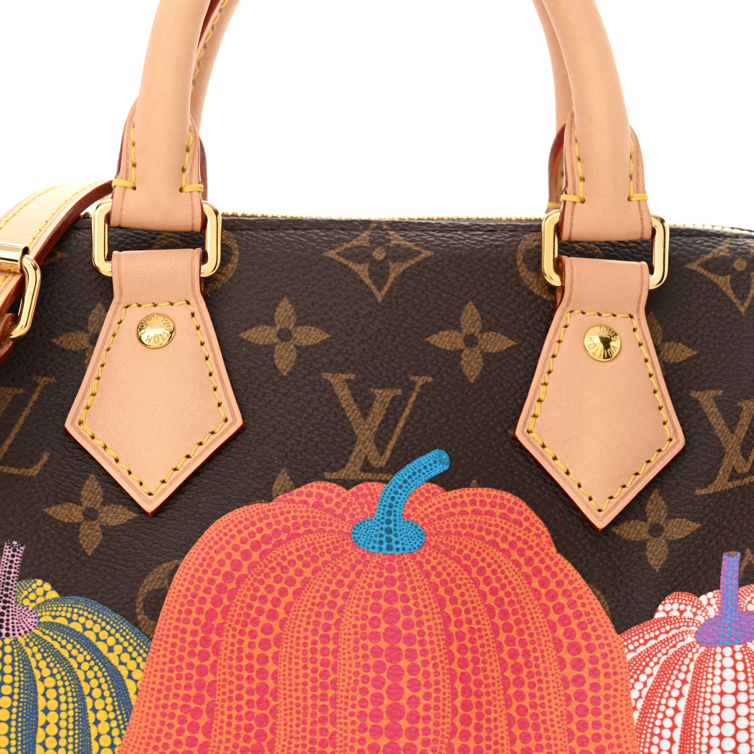 Louis Vuitton LV X YK Monogram Pumpkins Speedy Bandouliere 20 8 of 10