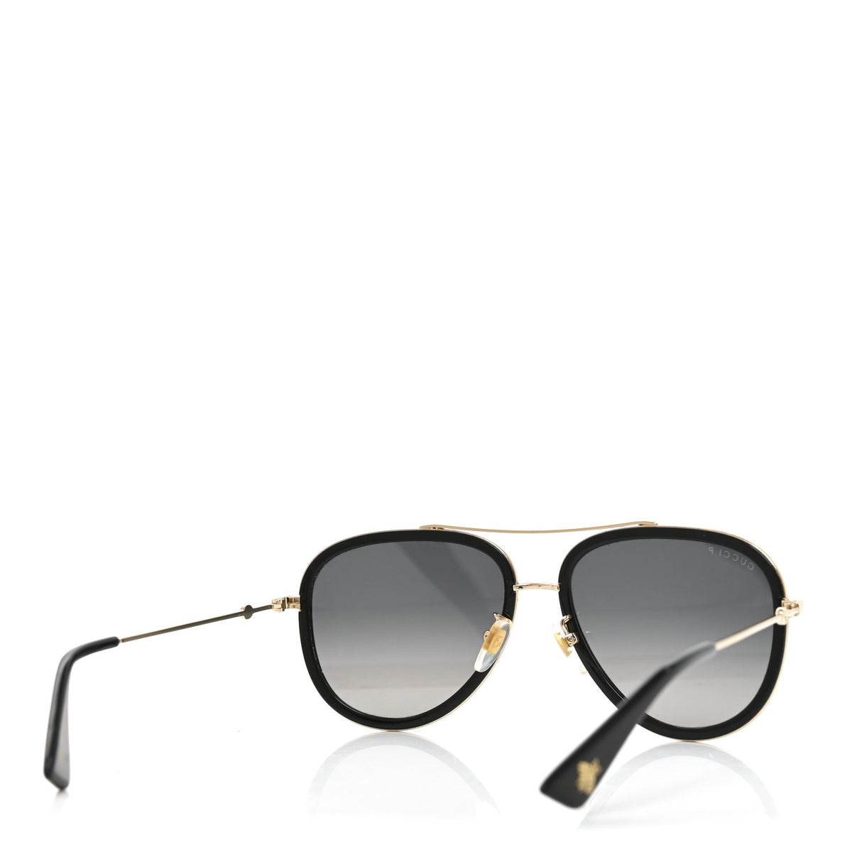 Gucci Metal Aviator Sunglasses GG0062S Black 4 of 7