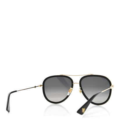 Gucci Metal Aviator Sunglasses GG0062S Black 4 of 7