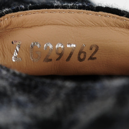 Chanel Flannel CC Espadrilles 35 Grey Black 2 of 10