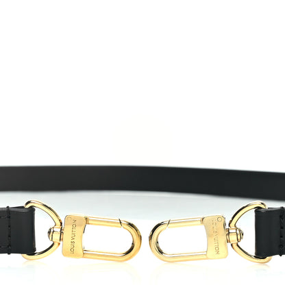 Louis Vuitton Calfskin Adjustable Speedy Bandouliere Shoulder Strap Black 3 of 3