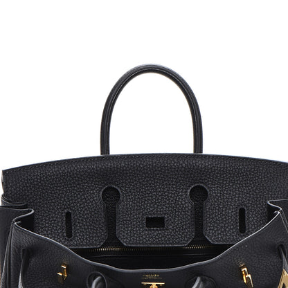 Hermes Togo Birkin 25 Black 17 of 27