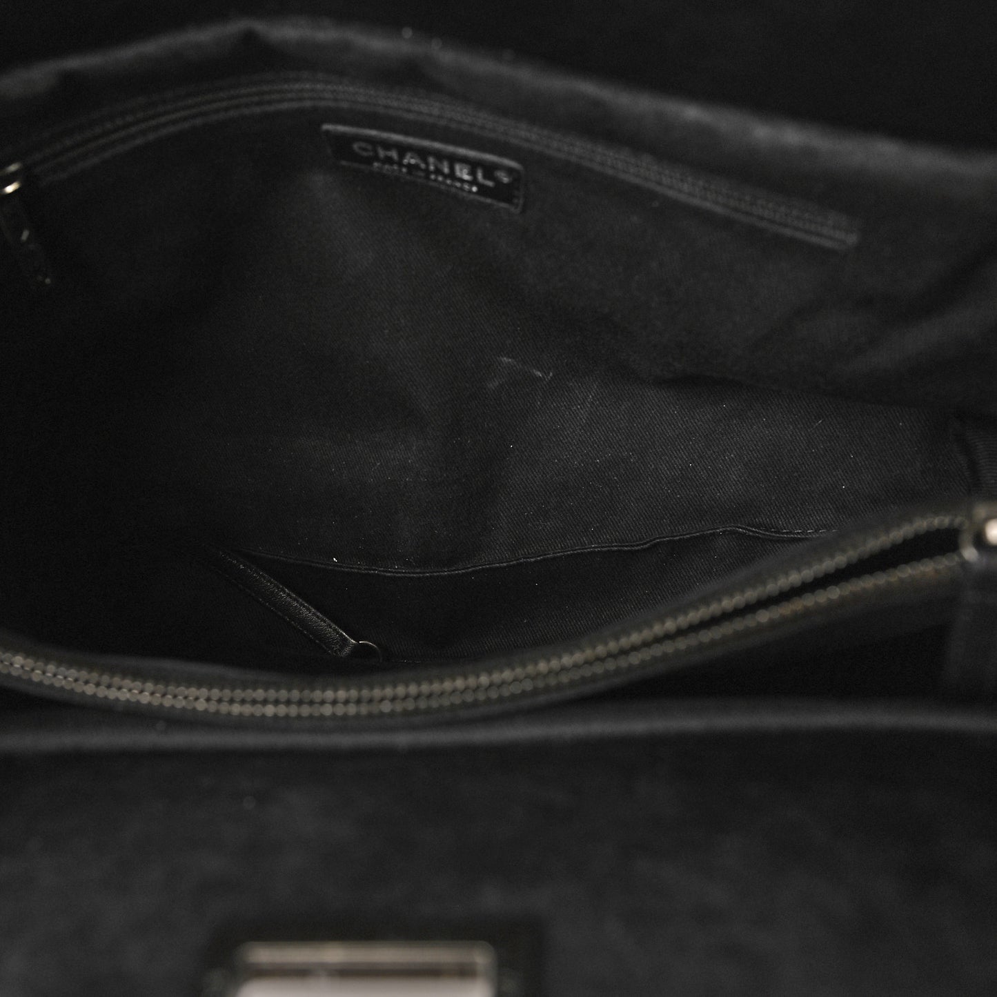 Aged Calfskin Quilted Reissue 2.55 Tote Black