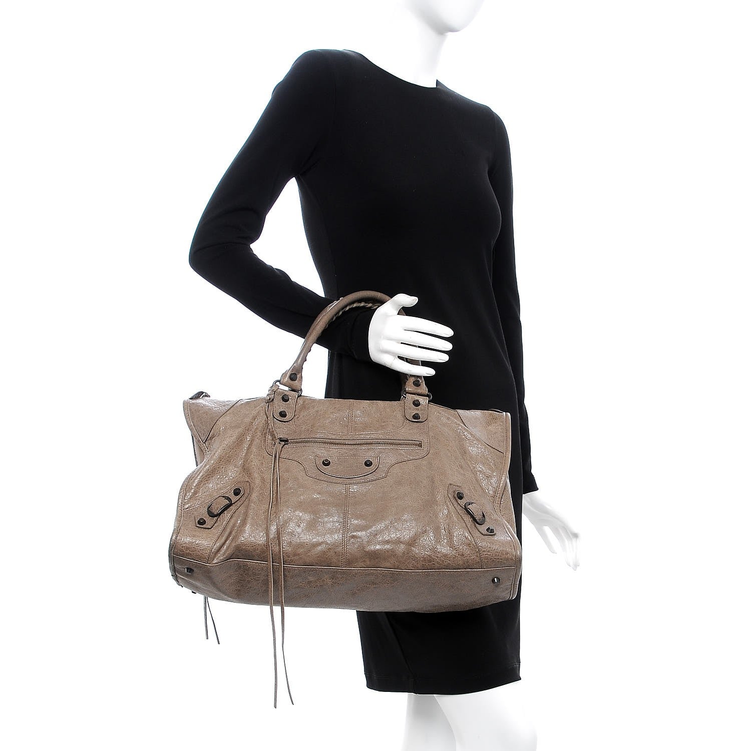 Balenciaga Agneau Classic Hardware Work Gris Poivre 2 of 14
