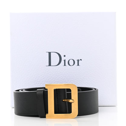 Christian Dior Calfskin Diorquake Belt 85 Black 7 of 7