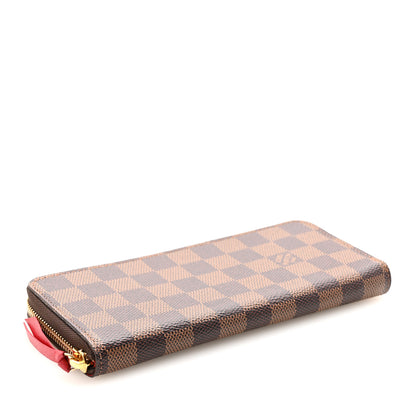 Louis Vuitton Damier Ebene Clemence Wallet Cherry 4 of 6