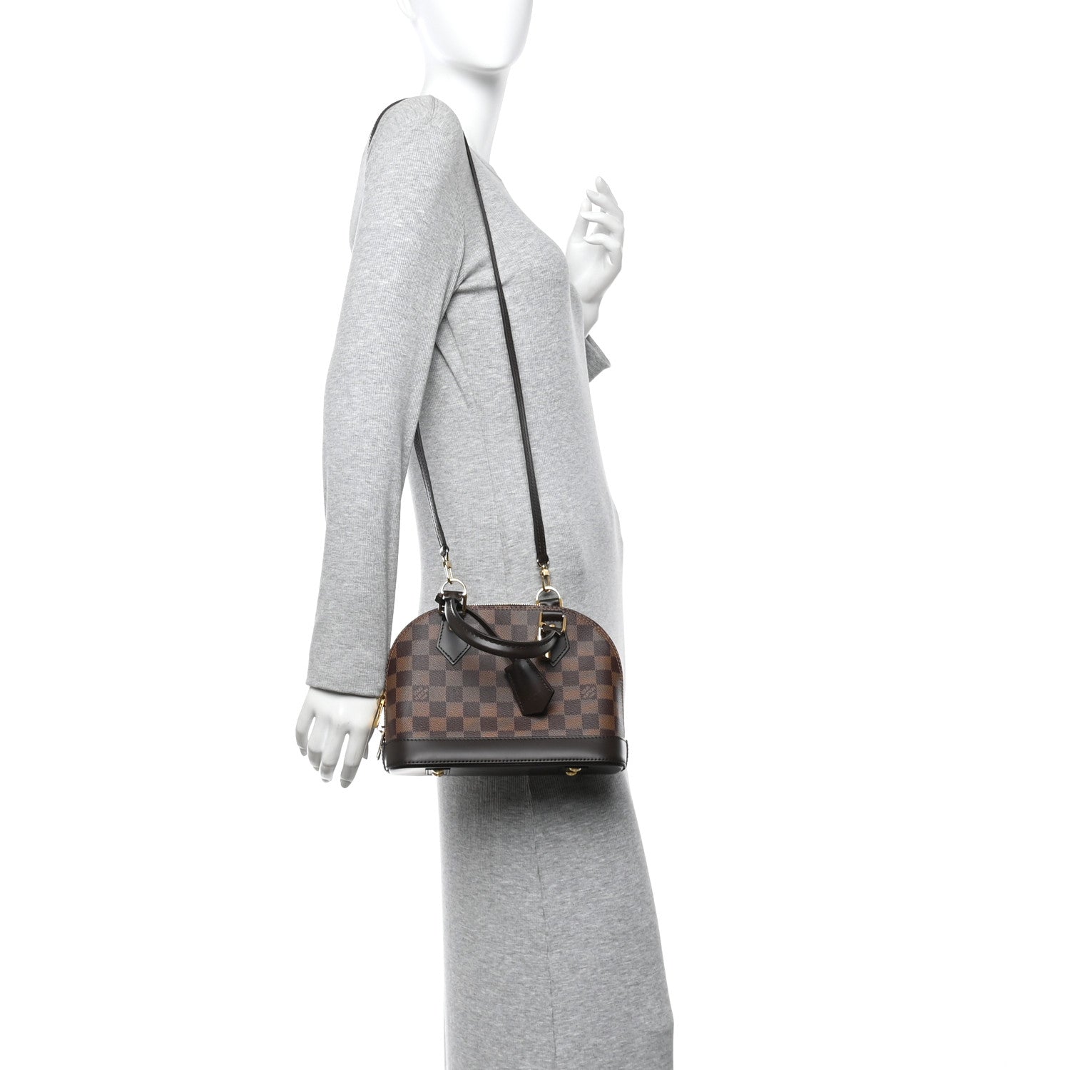 Louis Vuitton Damier Ebene Alma BB 2 of 9