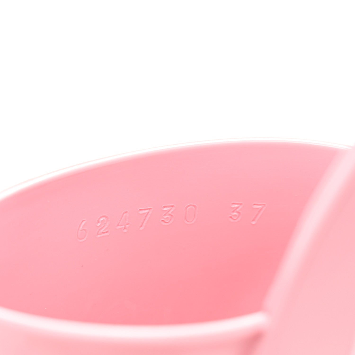 Gucci Rubber Gucci Logo Womens Platform 20/60mm Slide Sandals 37 Wild Rose 8 of 9