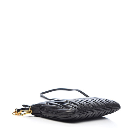 Miu Miu Nappa Matelasse Crossbody Clutch Black 4 of 9