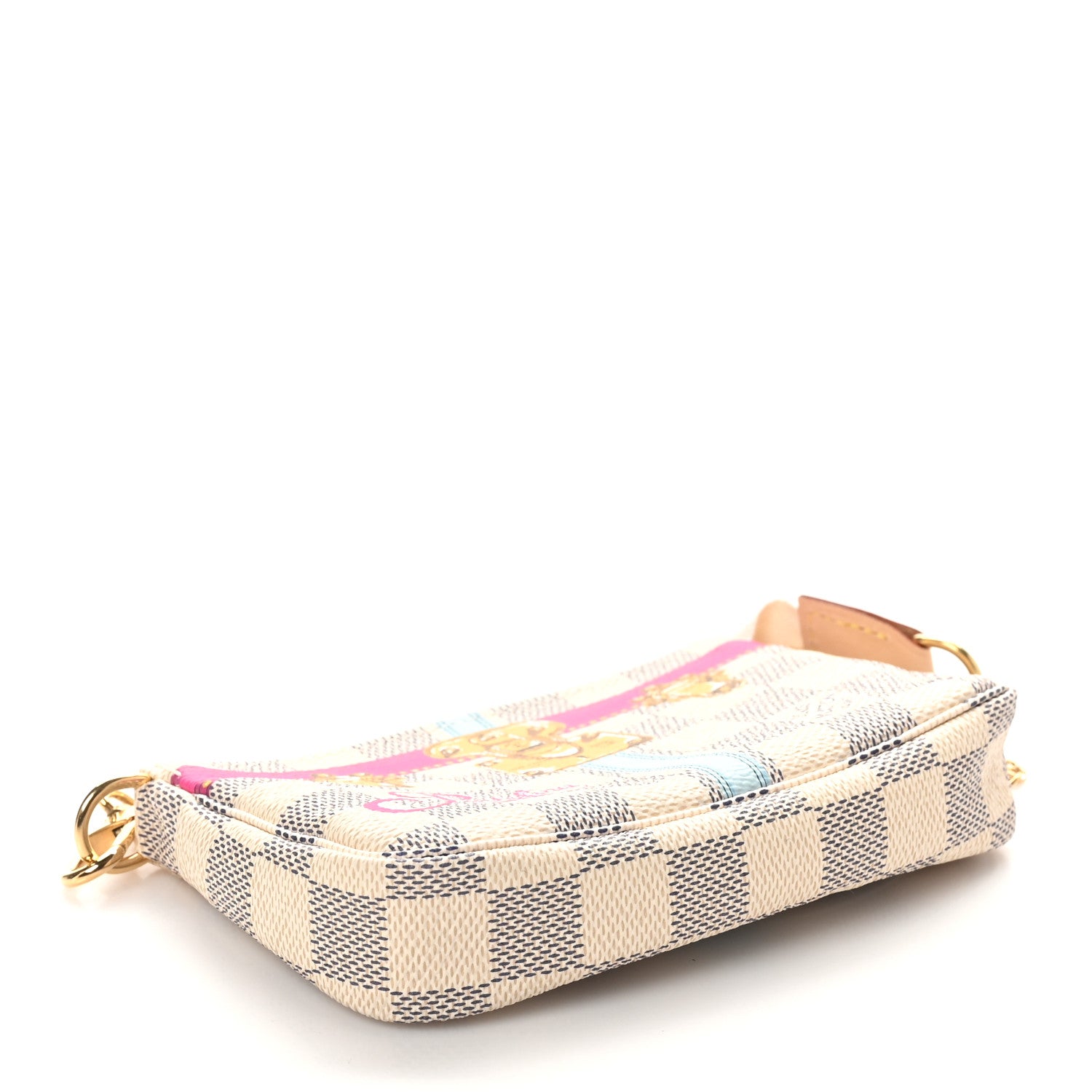 Louis Vuitton Damier Azur Summer Trunks Portofino Mini Pochette Accessories 4 of 9