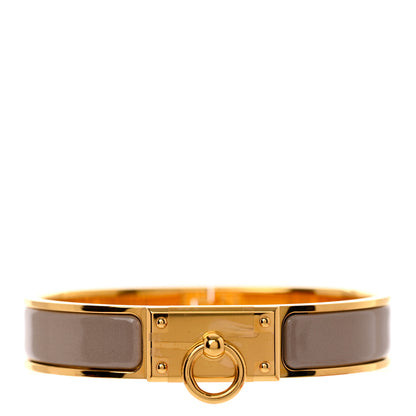 Hermes Enamel Clic Anneau Bracelet PM Marron Glace 1 of 5