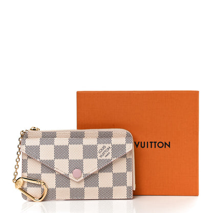 Louis Vuitton Damier Azur Recto Verso Card Holder Rose Ballerine 10 of 10