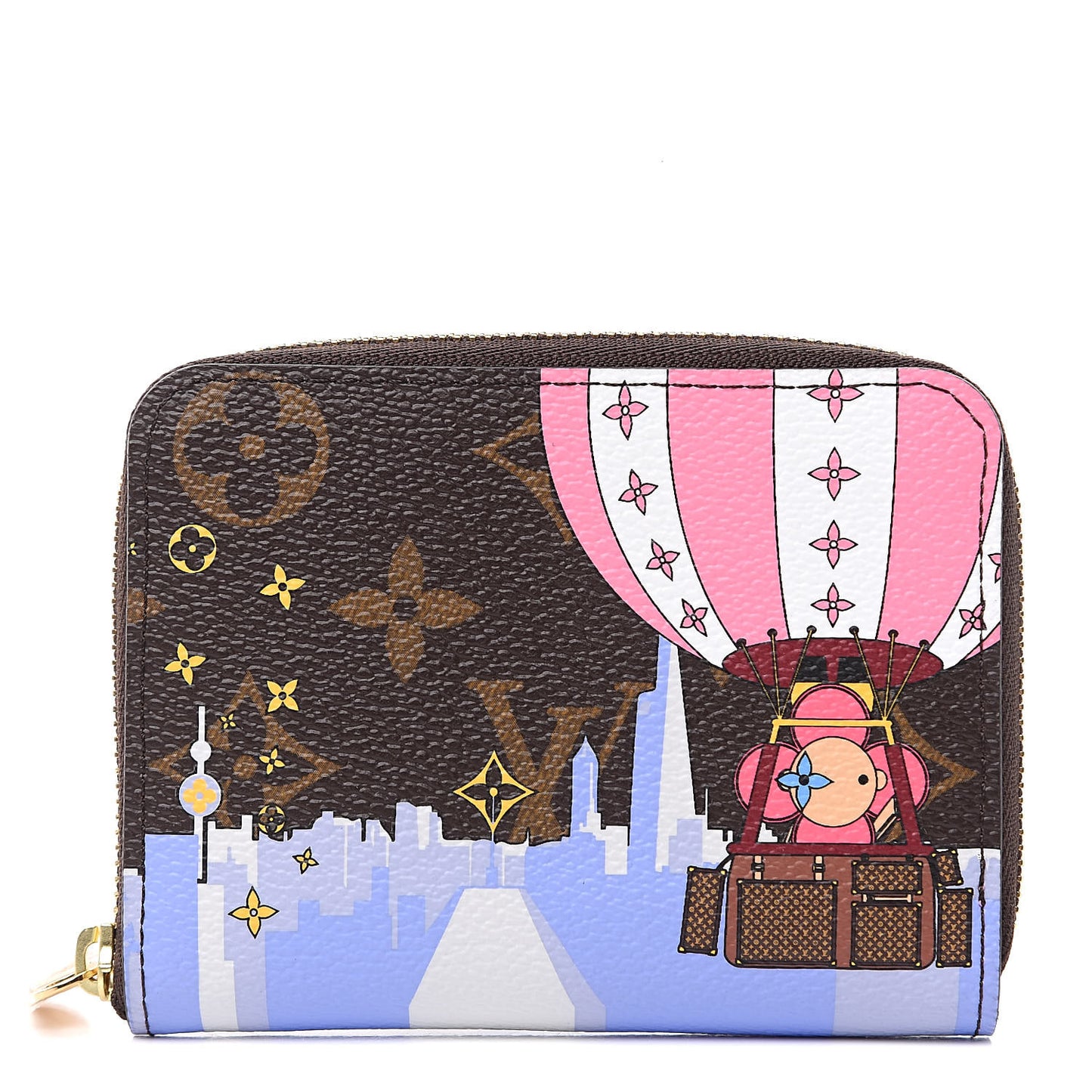Monogram 2019 Christmas Animation Zippy Coin Purse