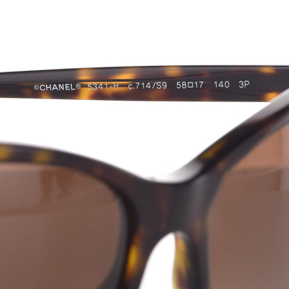 Chanel Acetate Polarized Fantasy Pearl Cat Eye Sunglasses 5341-H Tortoise 5 of 7