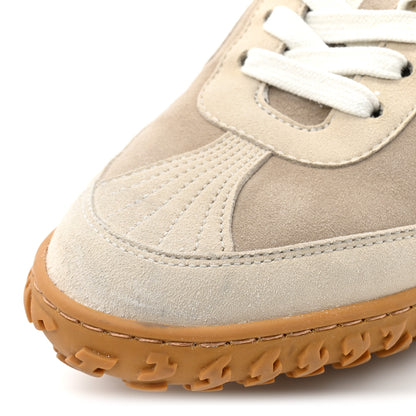 Hermes Suede Goatskin Mens Jet Sneakers 36 Beige Esquisse Glaise 10 of 11