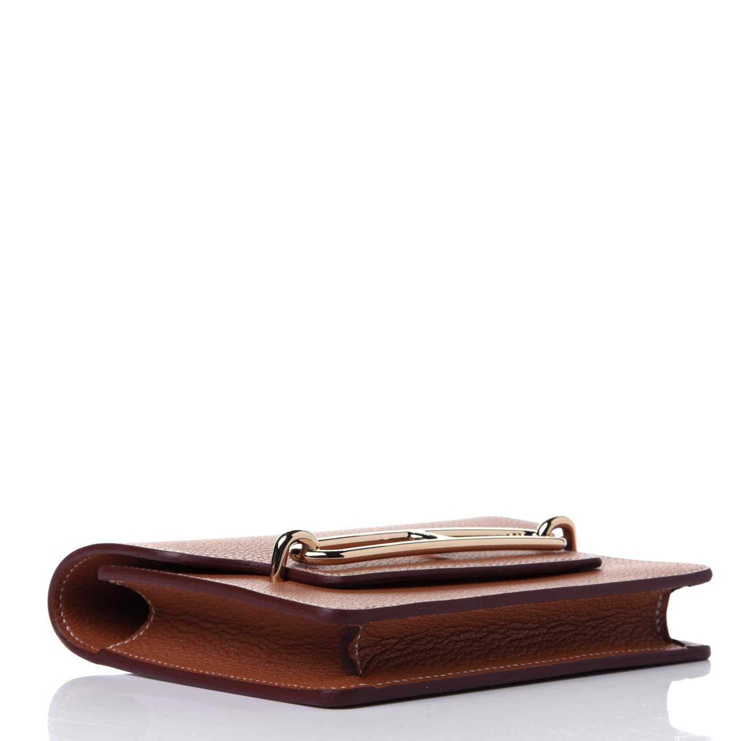 Hermes Evercolor Roulis Slim Wallet Gold 4 of 5