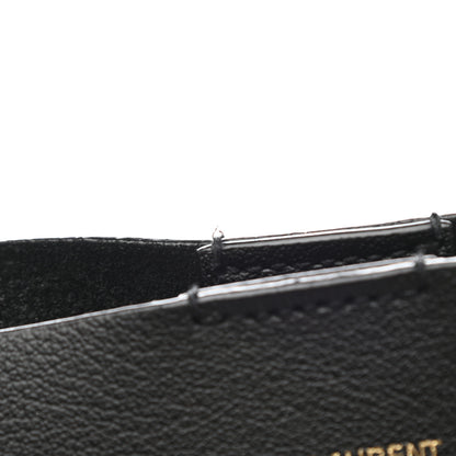 Saint Laurent Calfskin Large Shopping Tote Black 12 of 13