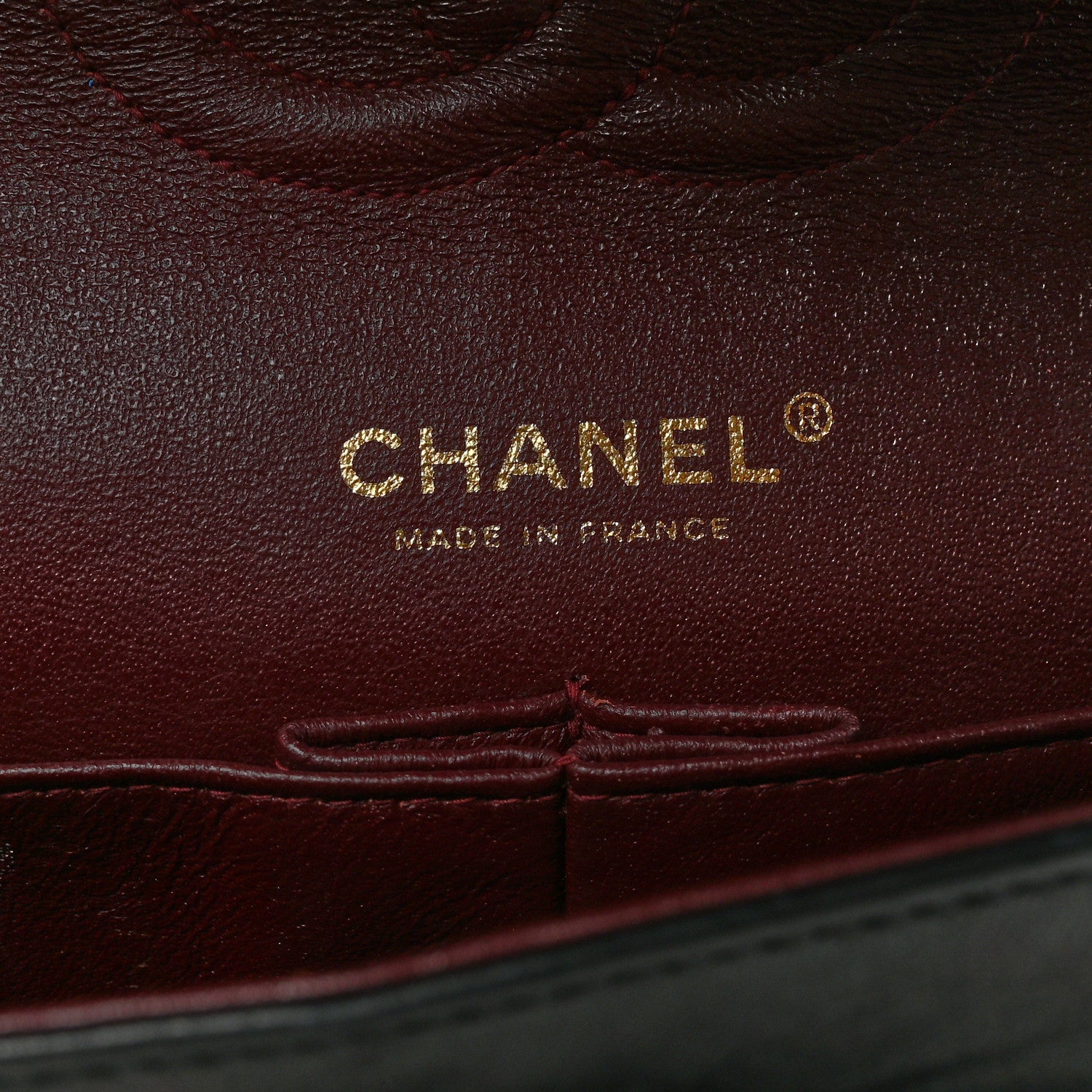 Chanel Lambskin Quilted Medium Double Flap Black 6 of 13