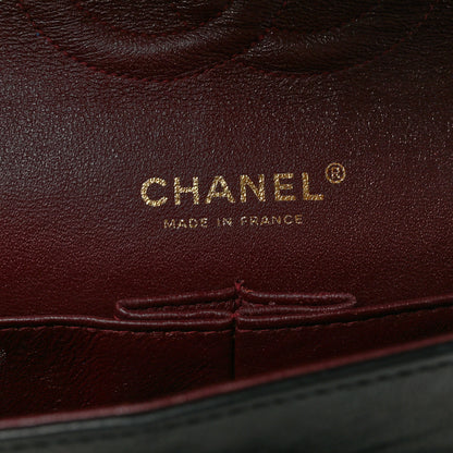 Chanel Lambskin Quilted Medium Double Flap Black 6 of 13