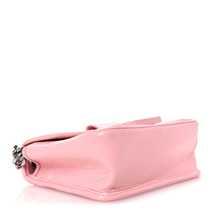 MCM Crash Calf Quilted Mini Travia Shoulder Bag Pink 4 of 13