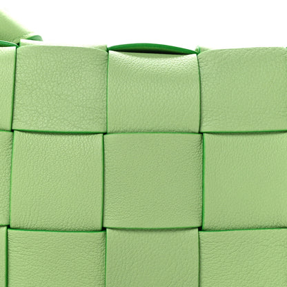 Bottega Veneta Grained Calfskin Maxi Intrecciato Cassette Crossbody Bag Pistachio 7 of 10